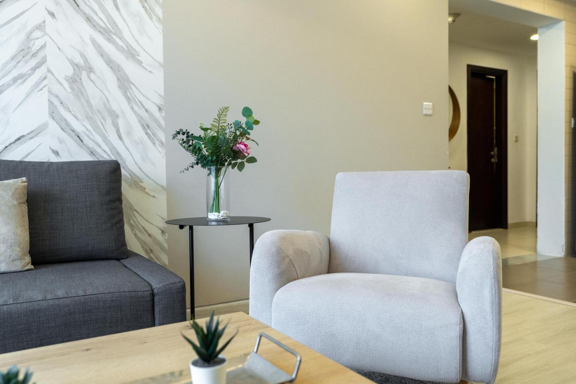Modern 1Br Apartment In Jlt Next To Metro With City Views ดูไบ ภายนอก รูปภาพ