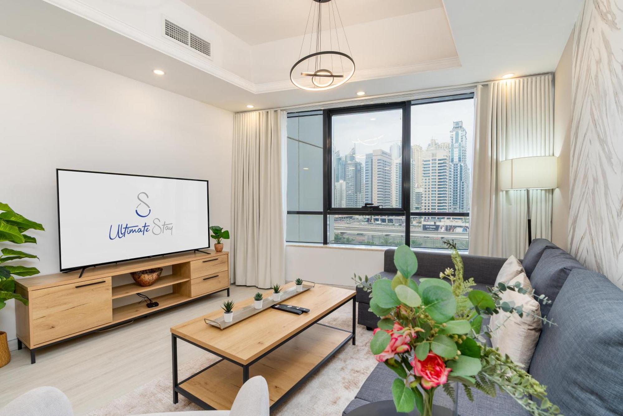 Modern 1Br Apartment In Jlt Next To Metro With City Views ดูไบ ภายนอก รูปภาพ